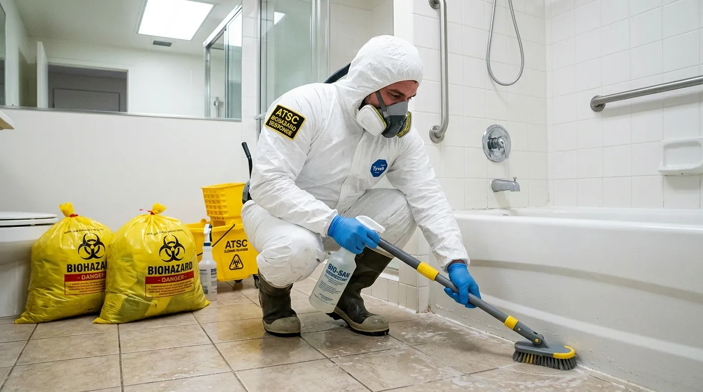 Decontamination equipment deployed for Blood Cleanup in Pitman